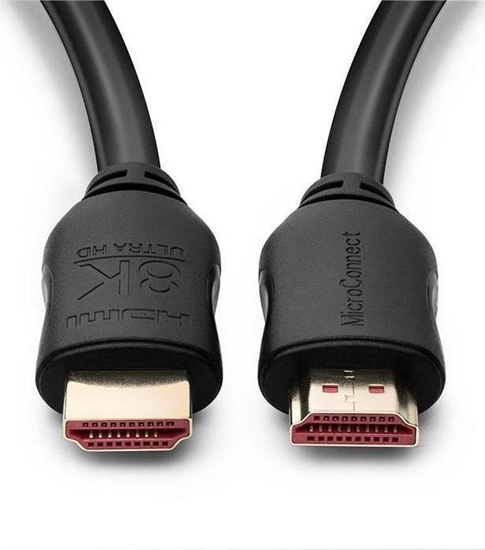 Изображение Kabel MicroConnect HDMI - HDMI 2m czarny (MC-HDM19192V2.1)