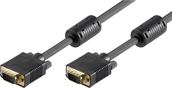 Picture of Kabel Neutralle Video Kabel SVGA (D-sub) M - SVGA (D-sub) M, 3m, pozacane konektory, czarny, Logo blistr