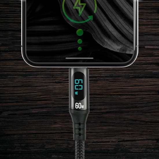 Picture of Kabel USB Acefast USB-C - USB-C 1 m Czarny (CBB-1PDL)