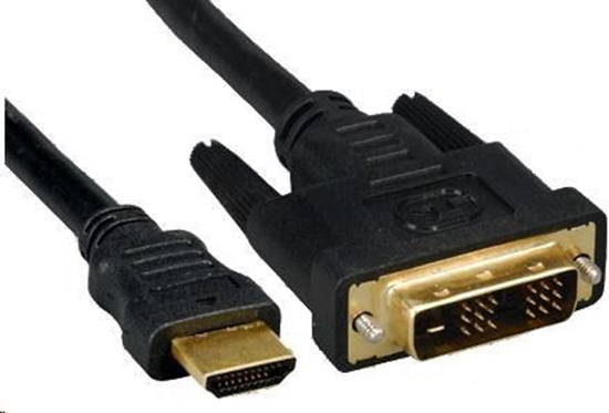 Picture of Kabel PremiumCord HDMI - DVI-D 1m czarny (kphdmd1)