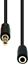 Picture of Kabel ProXtend Mini-Jack 4-Pin Slim Extension Cable Black 1M