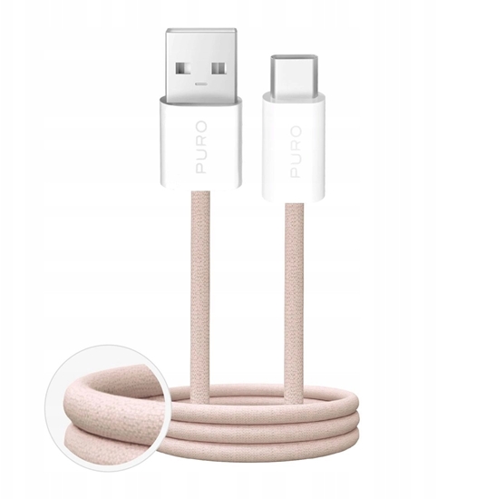 Изображение Kabel USB Puro USB-A - USB-C 1.5 m Beowy (8018417498770)