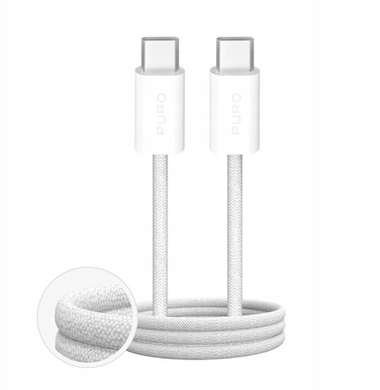 Picture of Kabel USB Puro USB-C - USB-C 2 m Biay (8018417498848)