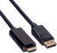 Picture of Roline DisplayPort Cable, DP - UHDTV, M/M, black, 2 m