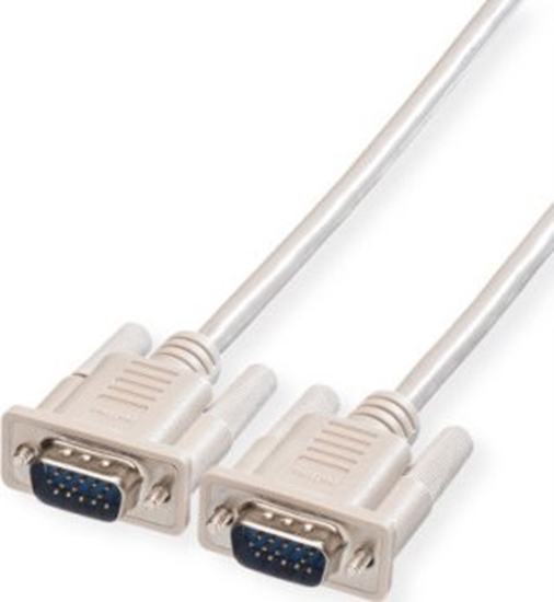 Picture of VGA kabelis, HD15/M - HD15/M, A-A, 3m, pelēks, Roline