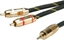 Attēls no GOLD Audio kabelis 3.5mm Stereo - 2 x RCA, M / M, 5.0m, Roline