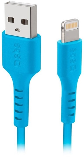 Picture of Kabel USB SBS Mobile Lightning - USB-A 1 m Niebieski (8018417327452)