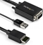 Picture of Kabel StarTech HDMI - D-Sub (VGA) + USB-A 2m czarny (VGA2HDMM2M)