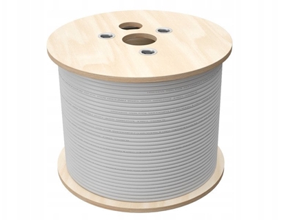 Изображение Alantec Kabel U/UTP kat.5e, teleinformatyczny, LSOH, B2ca "FireHardy" 4x2x24 AWG, 1Gb/s, 250 MHz, gwarancja 25 lat, certyfikat ETL, szary, 500m (KIU5LSOH500B)