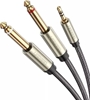 Picture of Kabel Ugreen Jack 3.5mm - Jack 6.3mm x2 2m szary (10615)