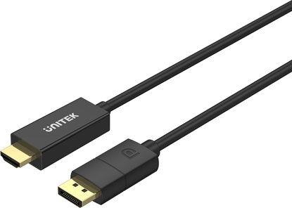 Изображение Kabel Unitek DisplayPort - HDMI 1.8m czarny (V1608A)