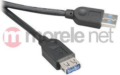 Attēls no Kabel USB Akasa USB-A - USB-A 1.5 m Czarny (AKCBUB0215BK)