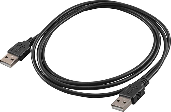 Изображение Kabel USB Akyga USB-A - USB-A 1.8 m Czarny (AK-USB-11)