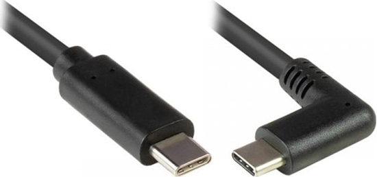 Picture of Kabel USB Alcasa USB-C - USB-A 0.5 m Czarny (GC-M0260)
