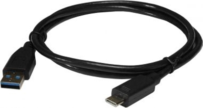 Picture of Kabel USB Art USB-A - 1 m Czarny (KABUSB3.1 A-C 1M AL-OEM-116)