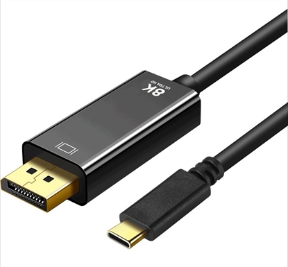 Picture of Kabel USB Art USB-C - DisplayPort 1.8 m Czarny (KABUSBC OEM-C5-2)