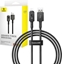 Изображение Kabel USB Baseus USB-A - Lightning 1 m Czarny (P10355802111-00)