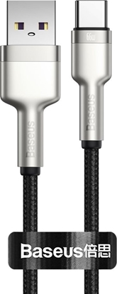 Picture of Kabel USB Baseus USB-A - USB-C 0.25 m Czarny (BSU3117BLK)