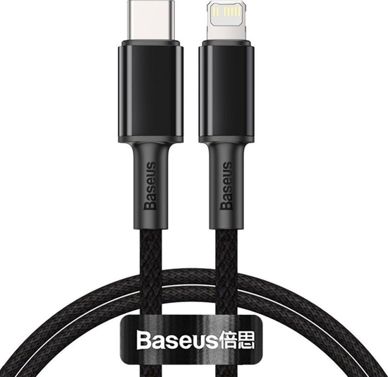 Picture of Kabel USB Baseus USB-C - Lightning 1 m Czarny (BSU1944BLK)