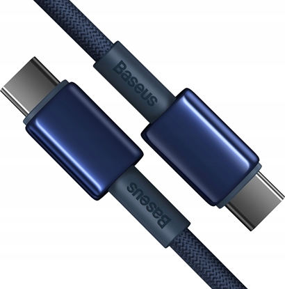 Picture of Kabel USB Baseus USB-C - USB-C 1 m Niebieski (BSU4879)