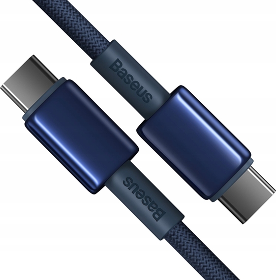 Picture of Kabel USB Baseus USB-C - USB-C 1 m Niebieski (BSU4879)