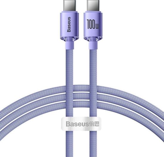 Изображение Kabel USB Baseus USB-C - USB-C 1.2 m Fioletowy (baseus_20220224134231)