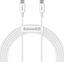 Изображение Kabel USB Baseus USB-C - USB-C 2 m Biay (BSU2861WHT)