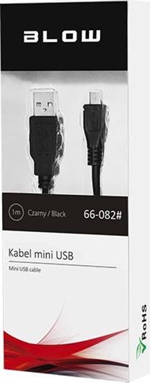 Изображение Kabel USB Blow USB-A - 1 m Czarny (66-082#)