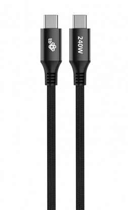 Picture of Kabel USB C - USB C 2m 240W czarny
