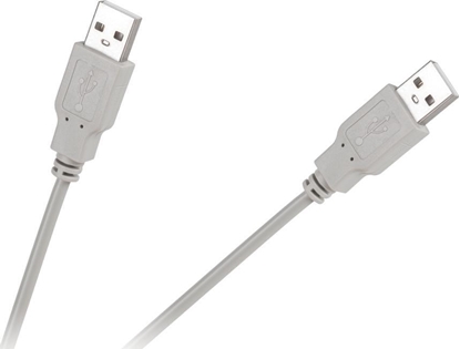 Attēls no Kabel USB Cabletech USB-A - USB-A 3 m Szary (KPO2782-3)