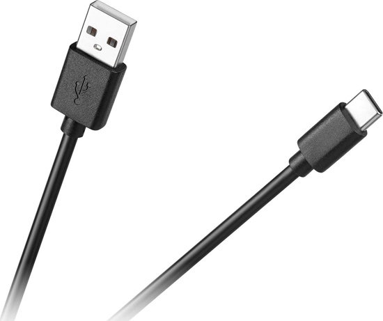 Picture of Kabel USB Cabletech USB-A - USB-C 1.5 m Czarny (KPO4019-1.5)