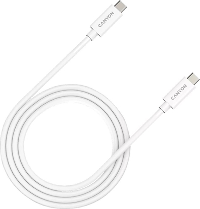 Picture of Kabel USB Canyon USB-C - USB-C 1 m Biay (RBLPOD00002)