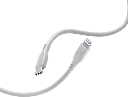 Picture of Kabel USB Cellular Line Lightning - USB-C 1.2 m Szary (USBDATASOFTC2LMFID)