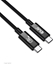 Attēls no Kabel USB Club 3D USB-C - USB-C 2 m Czarny (CAC-1575)