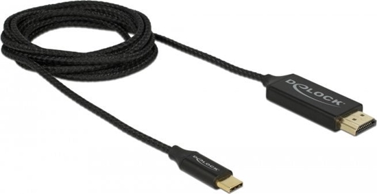 Picture of Delock USB cable Type-C to HDMI (DP Alt Mode) 4K 60 Hz 2 m coaxial