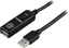 Изображение Kabel USB Deltaco USB-A - USB-A 10 m Czarny (Deltaco USB2-EX10M - USB forlængerkabel)