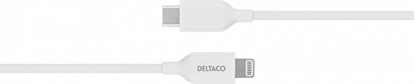Изображение Kabel USB Deltaco USB-C - Lightning 1 m Biay (IPLH-451)