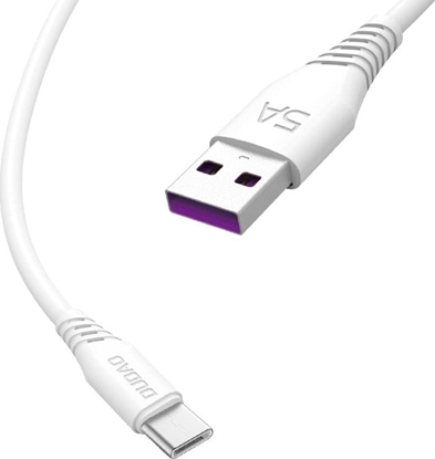 Attēls no Kabel USB Dudao USB-A - USB-C 2 m Biay (6970379614785)