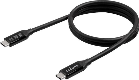 Picture of Kabel USB EdiMax USB-C - USB-C 0.5 m Czarny (UC4-005TB)