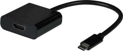 Изображение Kabel USB EFB USB-C - HDMI 0.15 m Czarny (EBUSBC-HDMI-4K30)