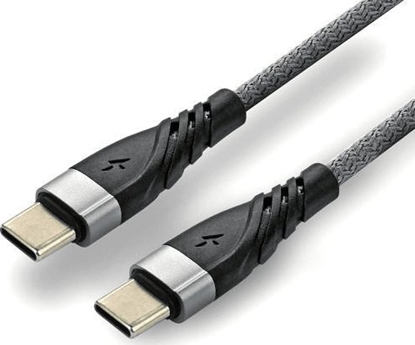 Attēls no Kabel USB EverActive USB-A - USB-C 1 m Szary (CBB-1CG)