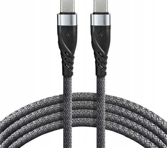 Изображение Kabel USB EverActive USB-C - USB-C 2 m Czarny (CBB-2PDG)
