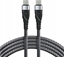 Picture of Kabel USB EverActive USB-C - USB-C 2 m Czarny (CBB-2PDG)