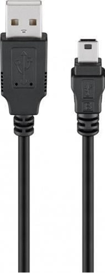 Picture of Kabel USB Goobay USB-A - miniUSB 1 m Czarny (JAB-3914316)