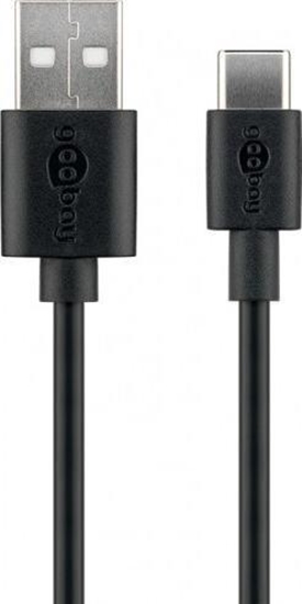 Picture of Kabel USB Goobay USB-A - USB-C 0.5 m Czarny (59118)