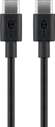 Изображение Kabel USB Goobay USB-C - USB-C 1 m Czarny (533568)