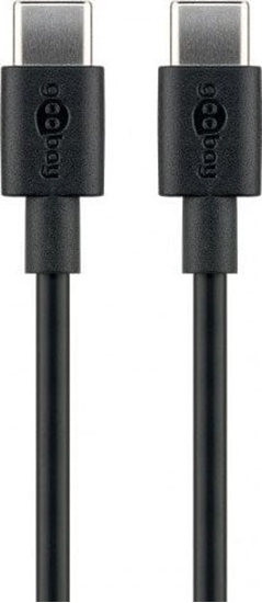 Изображение Kabel USB Goobay USB-C - USB-C 1 m Czarny (533568)