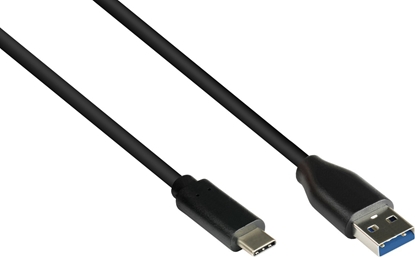 Picture of Kabel USB Good Connections USB-A - USB-C 1 m Czarny (GC-M0127)
