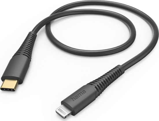 Изображение Kabel USB Hama USB-C - Lightning 1.5 m Czarny (002016020000)
