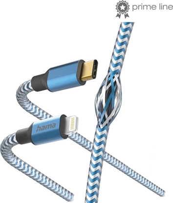Attēls no Kabel USB Hama USB-C - Lightning 1.5 m Niebieski (002015610000)